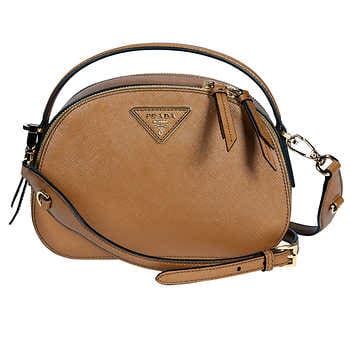 prada saffiano bag caramel|Prada Saffiano Leather Odette Bag, Caramel (Brown) .